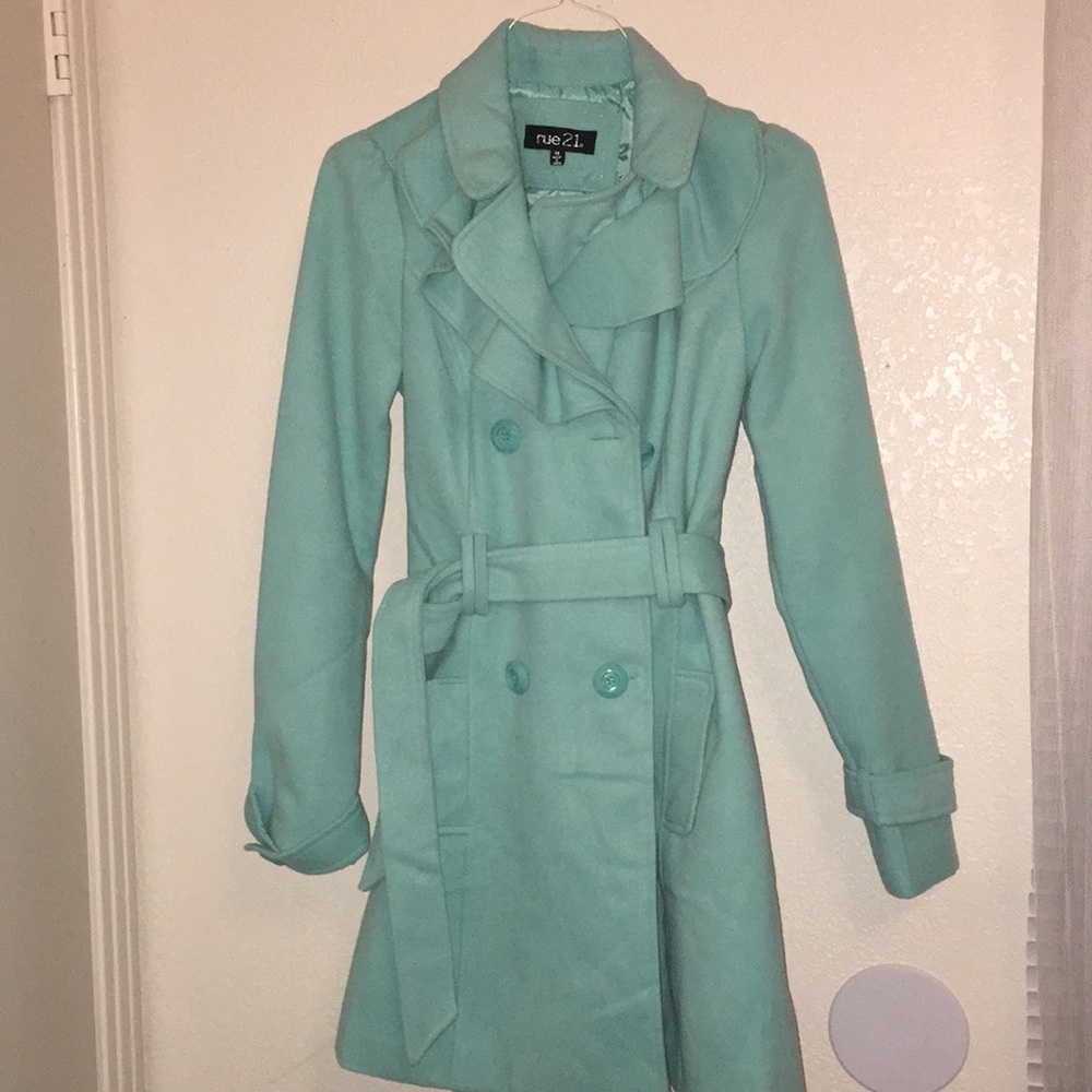 Coat color teal